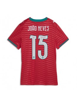 Zenske Futbalové oblečenie Portugalsko Joao Neves #15 MS 2026 Krátky Rukáv - Domáci Zenske Futbalové oblečenie Portugalsko Joao Neves #15 MS 2026 Krátky Rukáv - Domáci